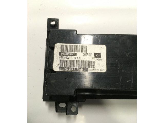 Блок управления климат-контролем 55115903, 16251177   Jeep Grand Cherokee (WJ)