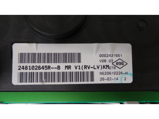 Панель приборов 248102645R Dacia Sandero