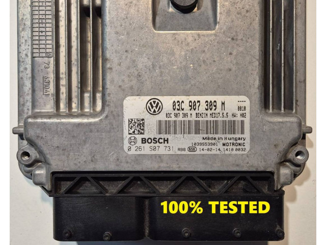 Блок управления двигателя 03C907309M, 0261S07731   Volkswagen PASSAT B7
