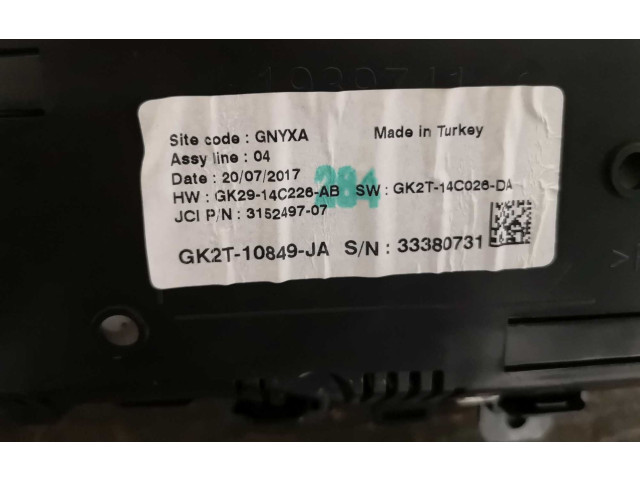 Панель приборов GK2T10849JA, GK2T10849JA Ford Transit Custom