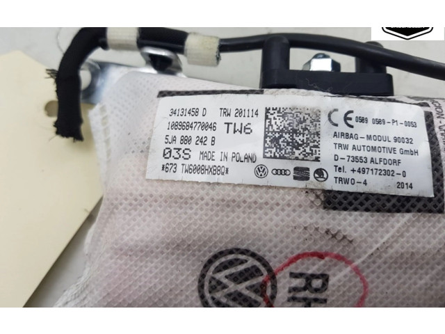 Подушка безопасности в сиденье 5JA880242B, 5JA880242B Skoda Rapid (NH)