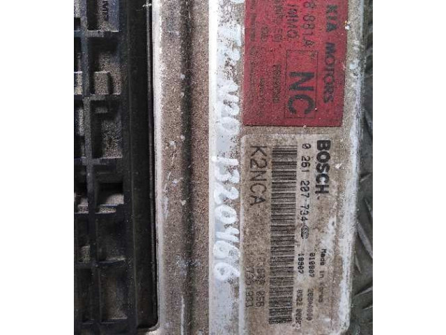 Блок управления двигателя 0261207734, K2NC18881A KIA Shuma