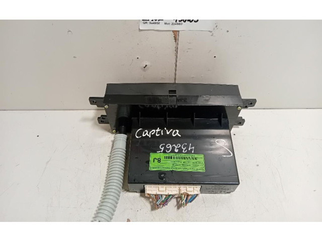 Блок управления климат-контролем 20910836, 20910836   Chevrolet Captiva