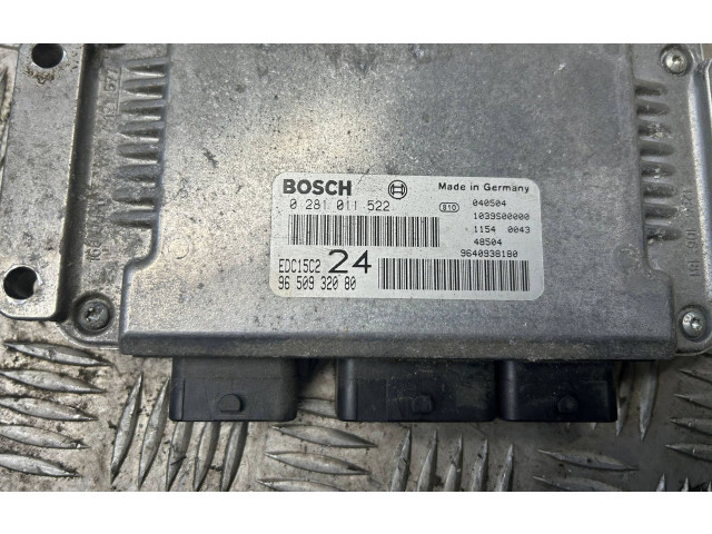 Блок управления двигателя 9650932080 Citroen C8