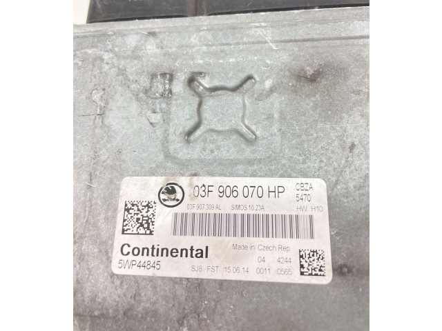 Блок управления двигателем Блок управления 03F906070HP Skoda Fabia Mk3 (NJ)