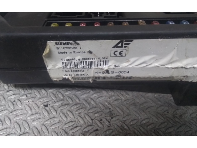 Pojistková skříňka 7M3962258Q Volkswagen Sharan 2002