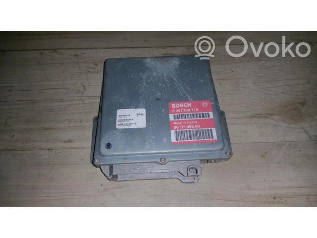 Блок управления двигателя 0261200778, 9617149880 944 Citroen Xantia