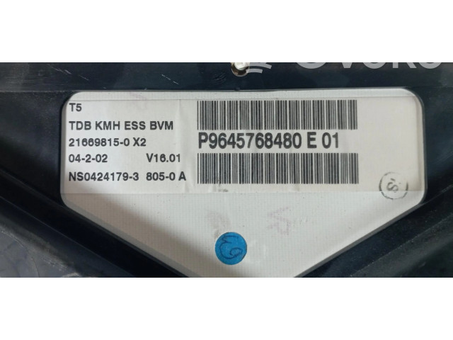 Přístrojová deska Peugeot 307 CC P9645768480