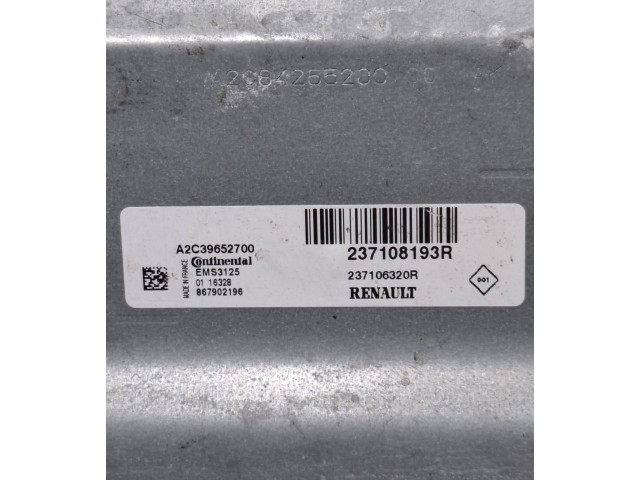 Блок управления двигателя 237108193R, A2C84255200 Dacia Dokker
