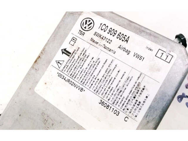 Блок подушек безопасности 1C0909605A, 5WK43122   Volkswagen Transporter - Caravelle T5