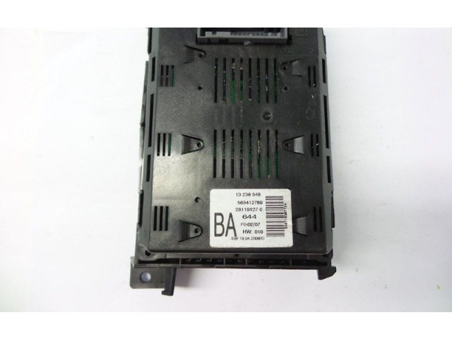 Экран/ дисплей / маленький экран 565412769, 565412769   Opel Zafira B    