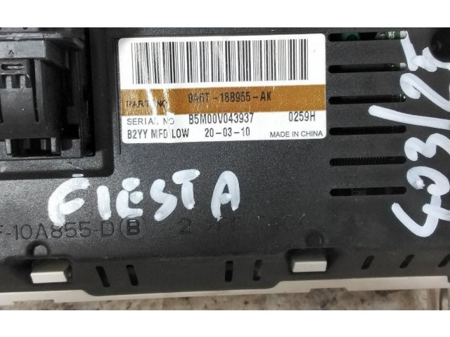 Панель приборов 8A6T10849CM, VP8A6F10894BC Ford Fiesta