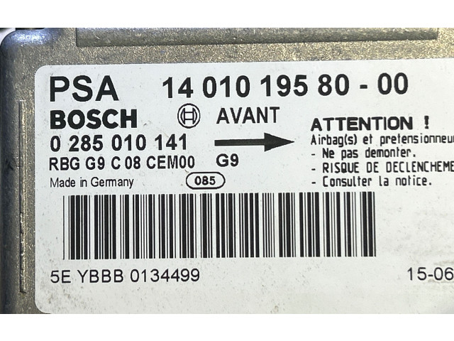 Блок подушек безопасности 1401019580, 0285010141   Peugeot Expert
