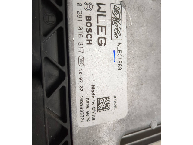 Блок управления двигателя WLEG18881, 0281016317 Ford Ranger