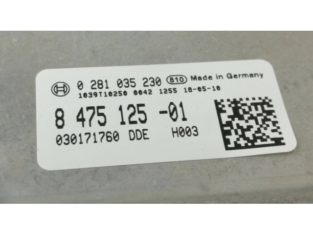 Řídící jednotka 8475125, 0281035230 Mini Clubman F54 2017