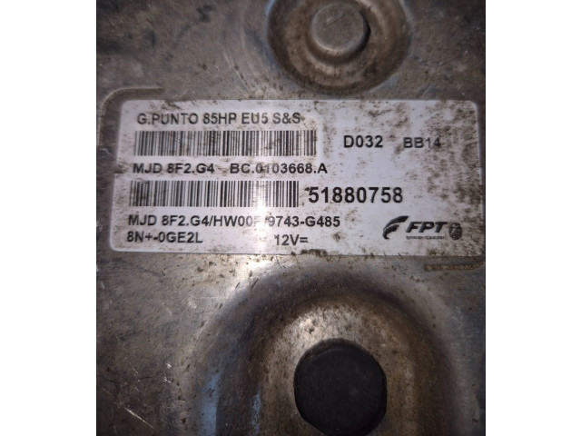 Řídící jednotka 51880758, BC0103668A Fiat Punto (199) 2013