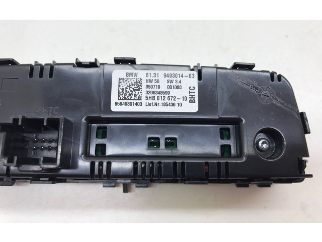 Блок управления климат-контролем 9493014, 3206348599   BMW X3 G01