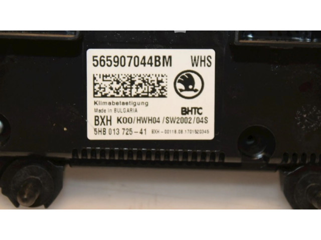 Блок управления климат-контролем 565907044BM, 565907044BM Skoda Karoq