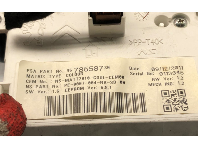 Панель приборов 9678806180 Citroen DS4