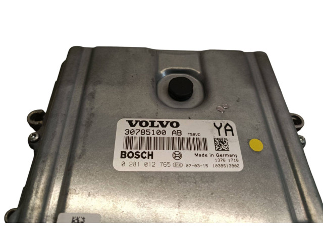 Блок управления двигателя 30785100AB, 0281012765   Volvo S80