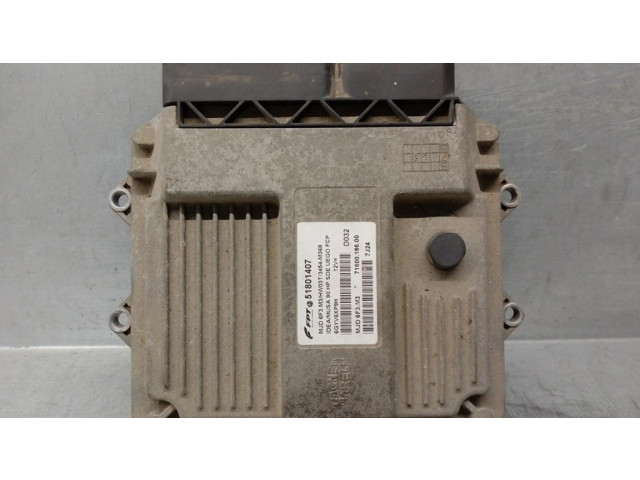 Блок управления двигателя 51801407, MJD6F3M3 Fiat Idea