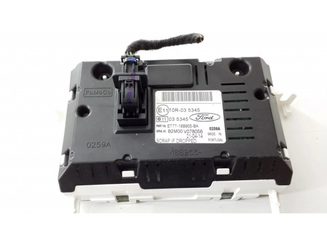 Дисплей ET7T18B955BA Ford Fiesta