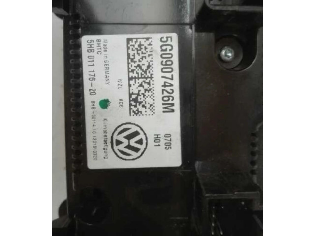 Блок управления климат-контролем 5G0907426M   Volkswagen Golf VII