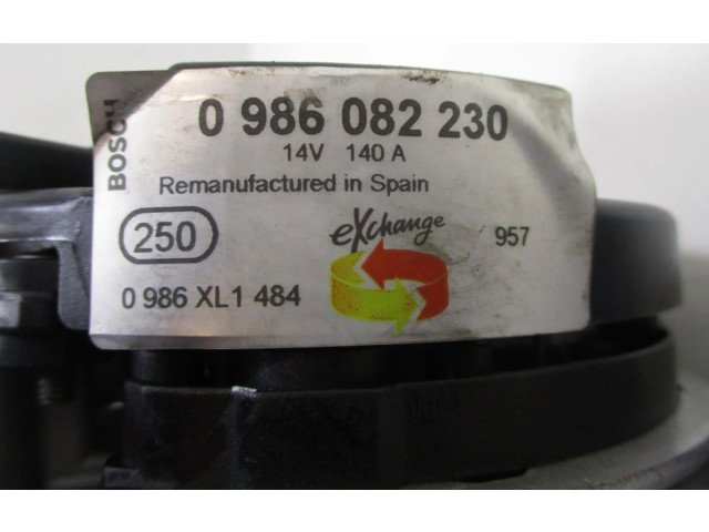 Генератор 0986082230 Skoda Yeti (5L)