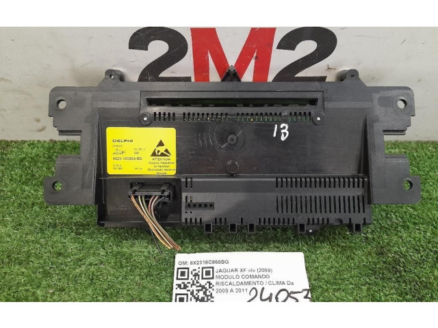 Блок управления климат-контролем 8X2318C858BG, 8X2318C858BG   Jaguar XF X250