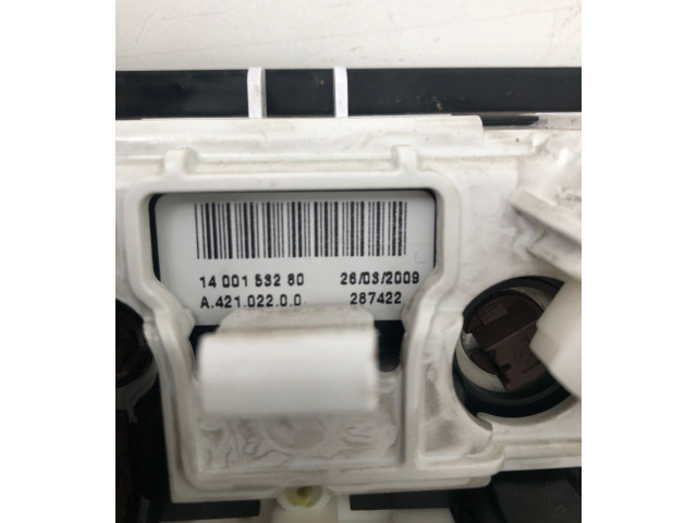 Блок управления климат-контролем 1609544780   Peugeot Partner