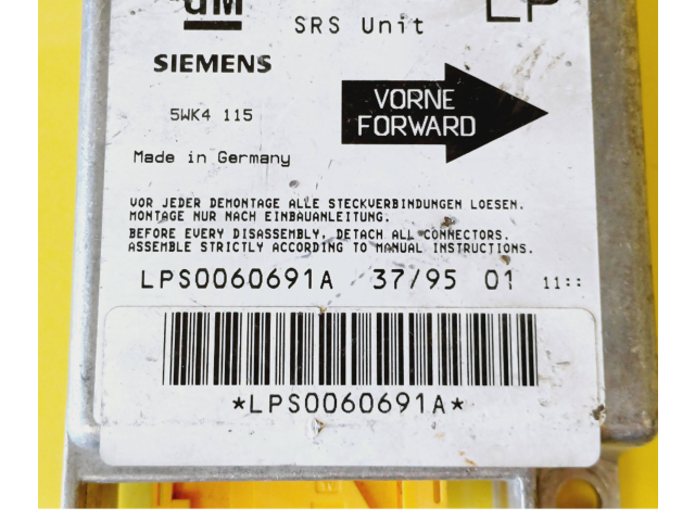 Блок подушек безопасности 90483546   Opel Tigra A