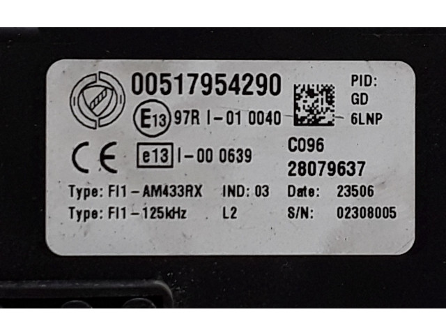 Комплект блоков управления 0000051793104, 6160109807 Fiat Grande Punto