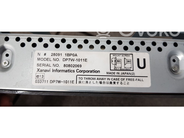 Дисплей    280911BP0A, DP7W1011E   Nissan Murano Z51