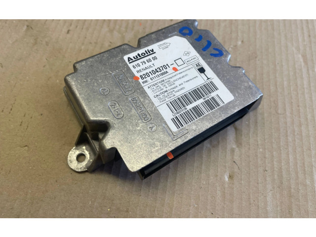 Блок подушек безопасности 8201043701 Renault Clio III