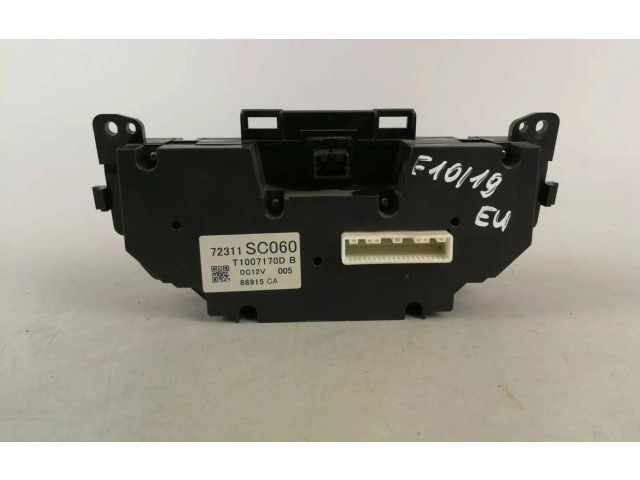 Блок управления климат-контролем 72311SC060   Subaru Forester SH