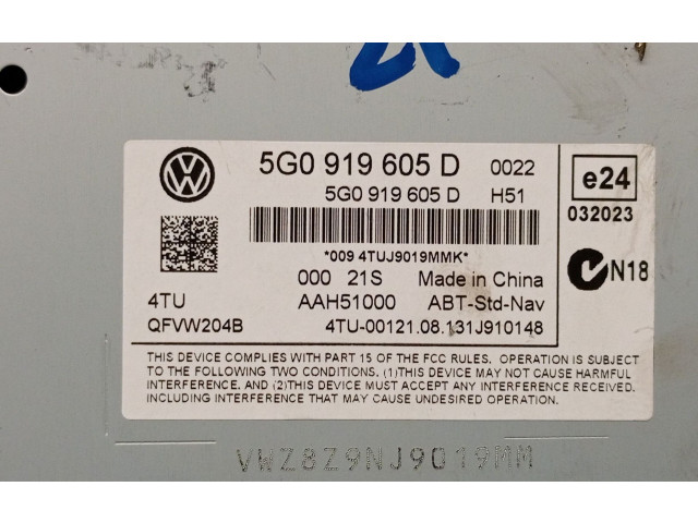 Экран дисплея вверх 5G0919605D, 5G0919605D Volkswagen Golf SportWagen