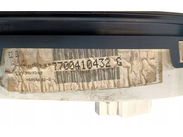 Спидометр (приборный щиток) 7700410432G   Renault Clio II   