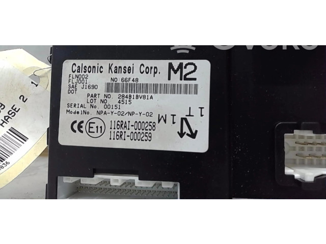 Pojistková skříňka Řídící jednotka BSM 284B1BV81A Nissan Juke I F15 2014