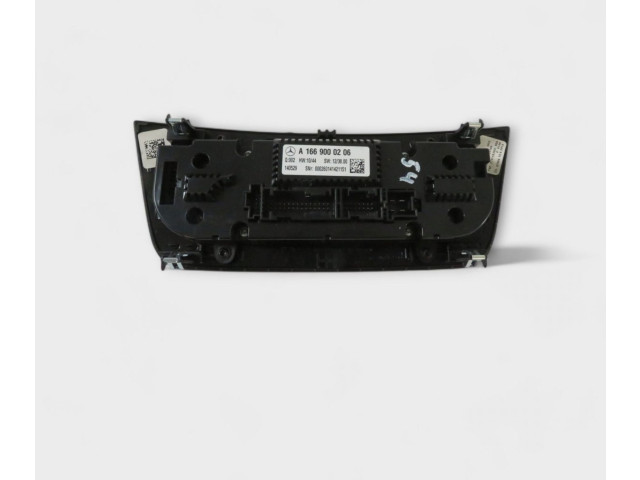 Блок управления климат-контролем A1669000206, A1669000206   Mercedes-Benz GL X166