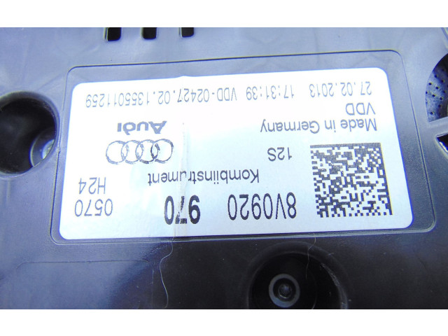 Панель приборов 8V0920970   Audi A3 S3 8V       
