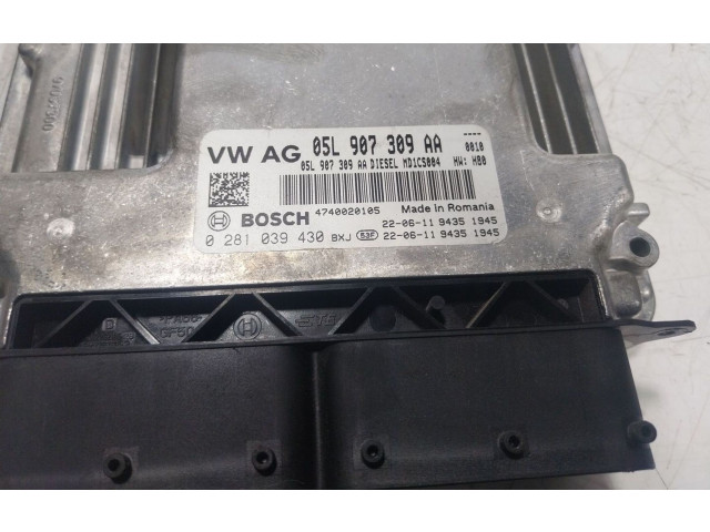 Блок управления двигателя 05L906022KL5EN, 05L907309AA Skoda Octavia Mk4