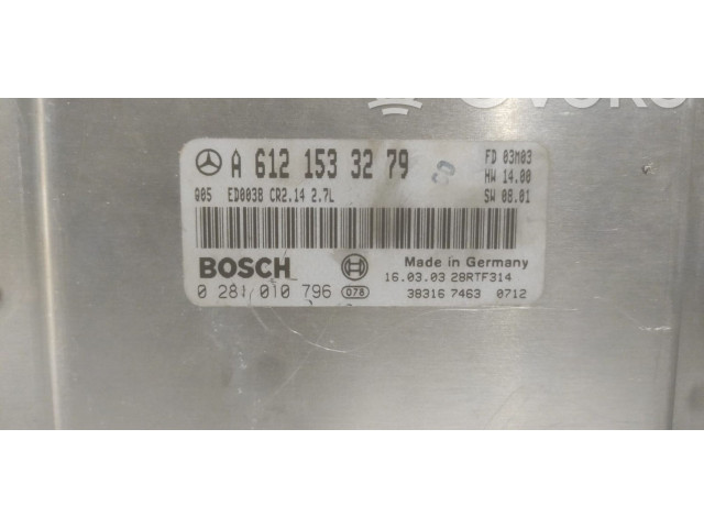 Řídící jednotka Mercedes-Benz ML W163 2000