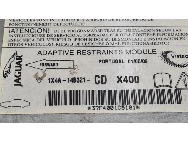 Блок подушек безопасности 1X4A14B321CD, 1X4A14B321 Jaguar X-Type