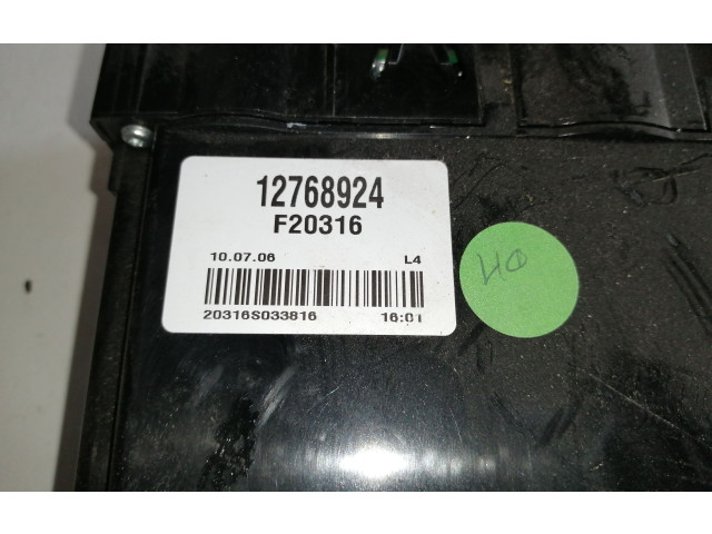 Блок управления климат-контролем 12768924   Saab 9-5