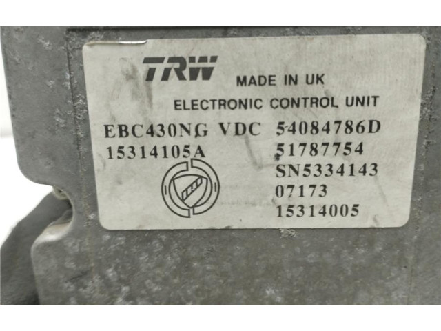 Блок АБС 54084786D, 0140001 Lancia Ypsilon - года