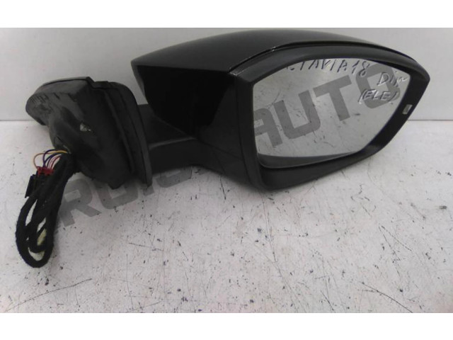 Зеркало электрическое Skoda Octavia Mk3 (5E) 2013 - 2019 года