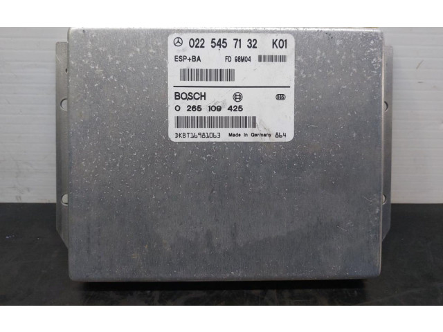 Блок управления АБС 0225457132, 0265109425   Mercedes-Benz A W168