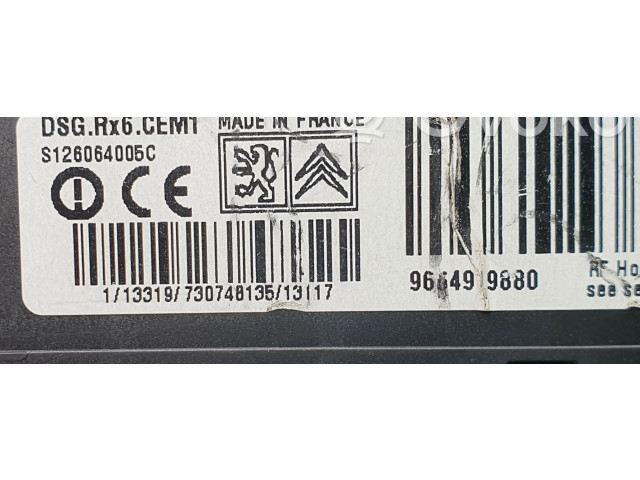 Блок управления 9664919880   Citroen C5