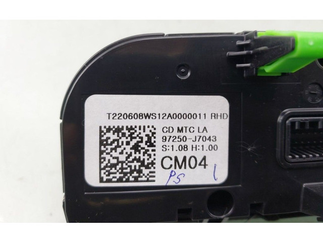 Блок управления климат-контролем 97250J7043, 97250J7043WK   KIA Xceed