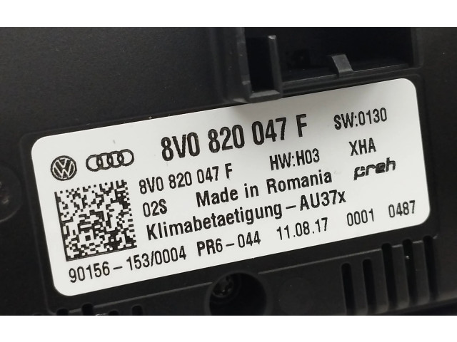 Блок управления климат-контролем 8V0820047F   Audi Q2 